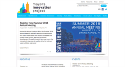 Desktop Screenshot of mayorsinnovation.org